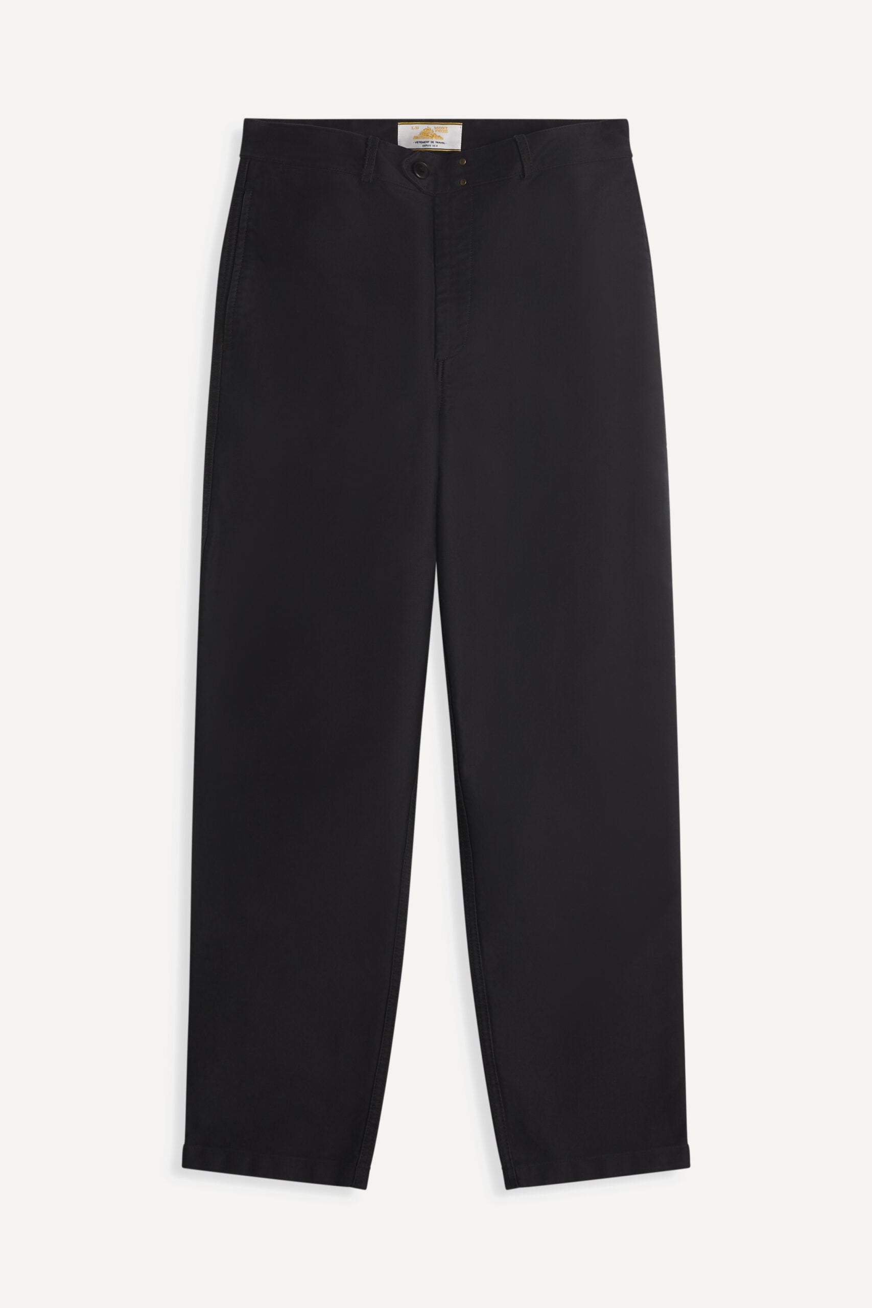 Perig – Wide leg work pants - BLACK