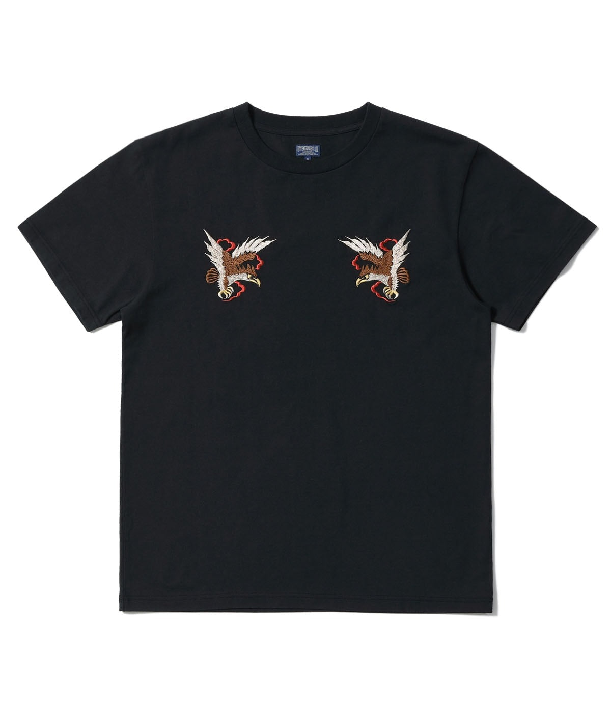TT79587 SUKA T-SHIRT EMBROIDERED “EAGLE” - BLACK