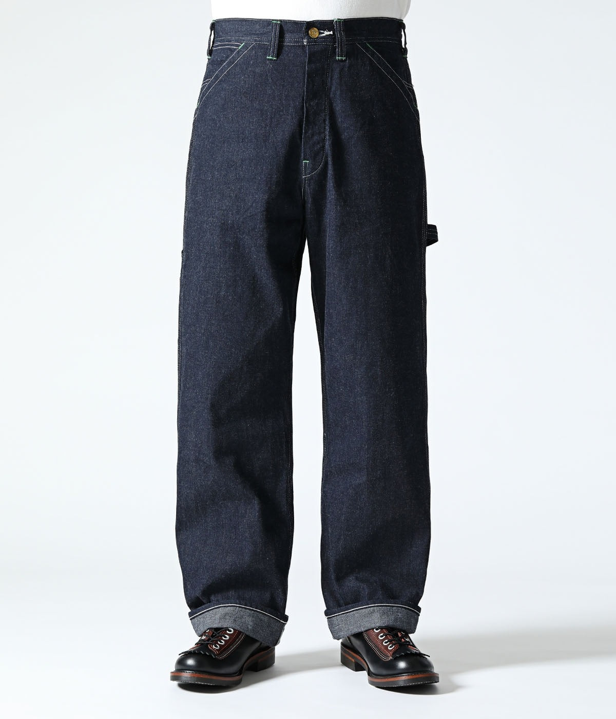 SC42495 11oz. BLUE DENIM WORK PANTS - INDIGO