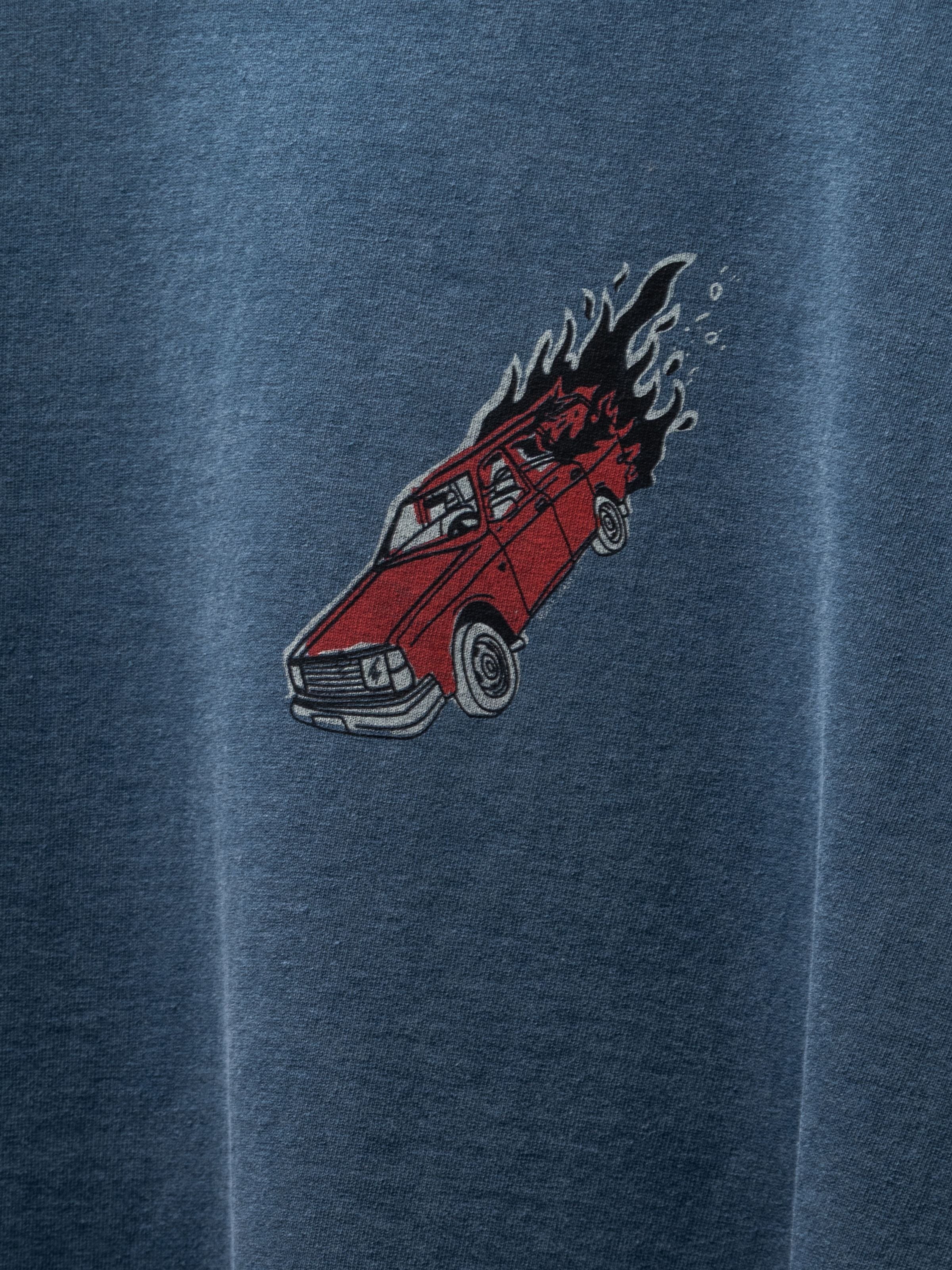 Roy Basement Tracks T-Shirt - Blue