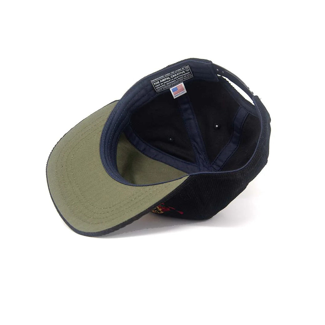 Ampal X Grateful Dead ROSES Snapback - BLACK