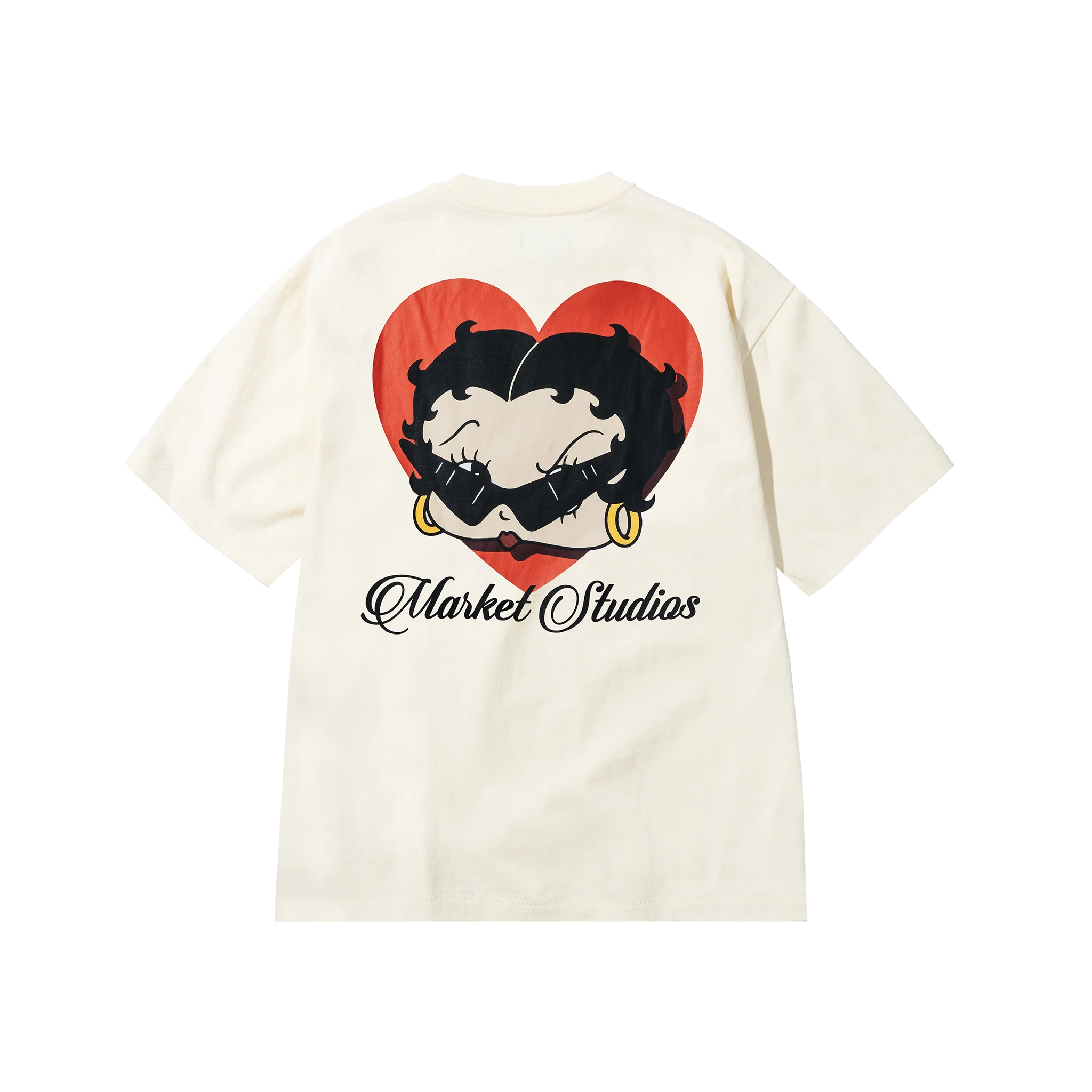 BETTY BOOP SWEETHEART T-SHIRT - BUTTER CREAM