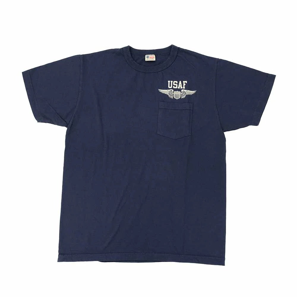 BR79579 S/S POCKET T-SHIRT US AIR FORCE - NAVY