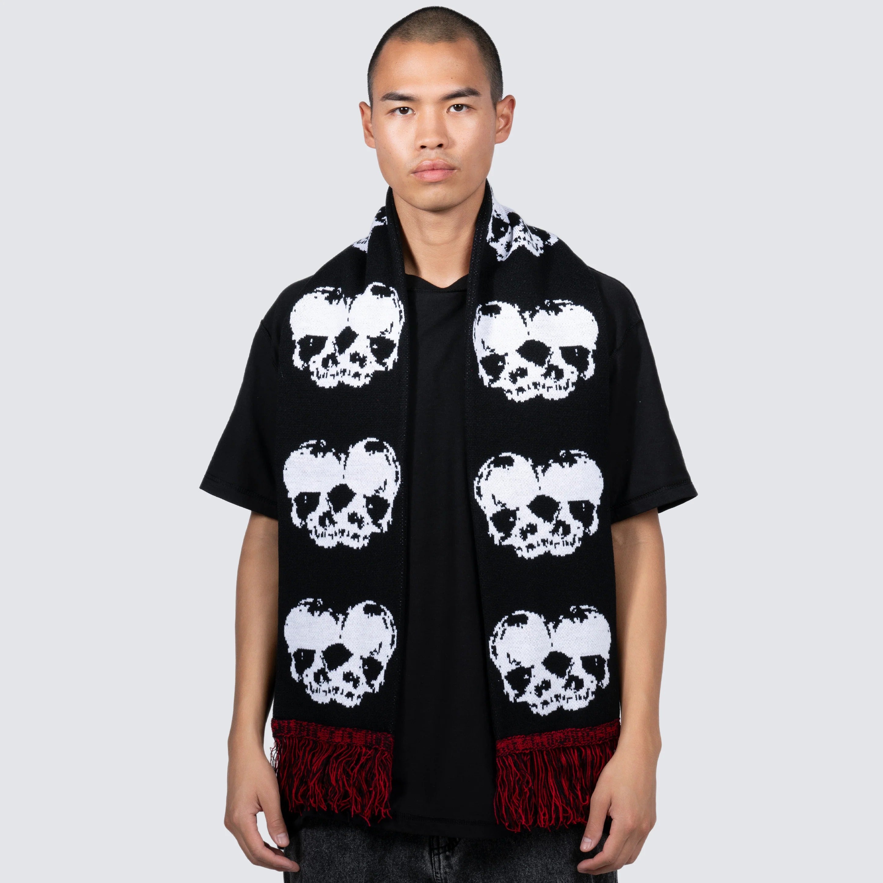 SKULL SCARF - BLACK