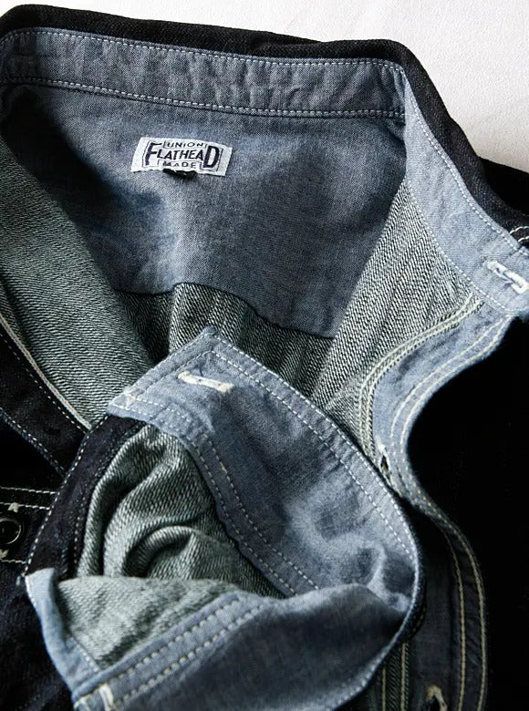FN-SDK-301L 10ozDENIM WORK SHIRT - INDIGO