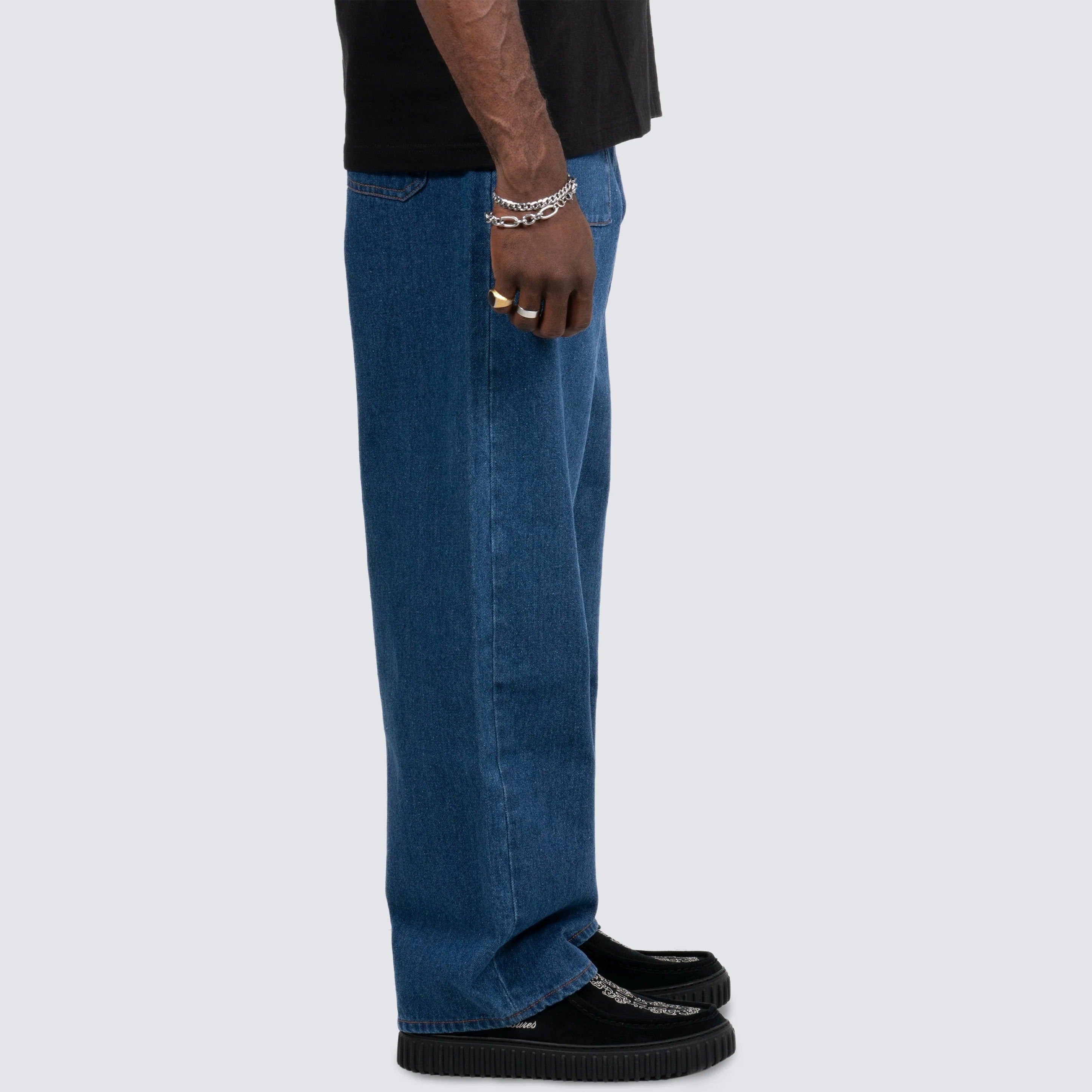 GRIND BAGGY JEANS - INDIGO