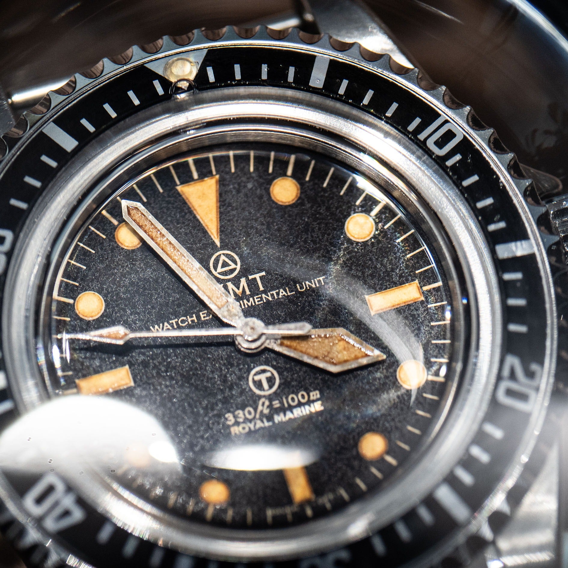 ROYAL MARINE - ROYAL NAVY EDITION / HEAVY AGEDL+Stainless Steel Diver Bracelet