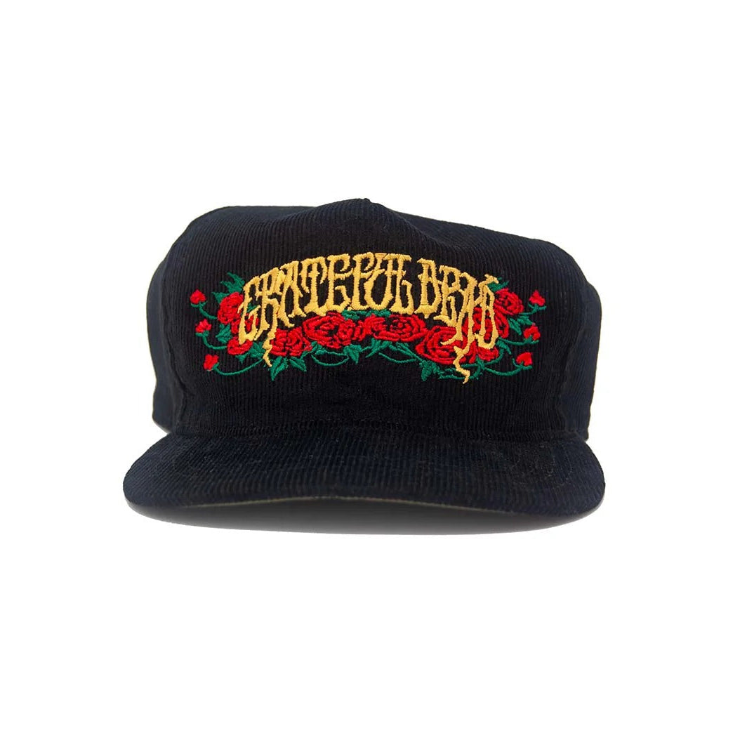 Ampal X Grateful Dead ROSES Snapback - BLACK