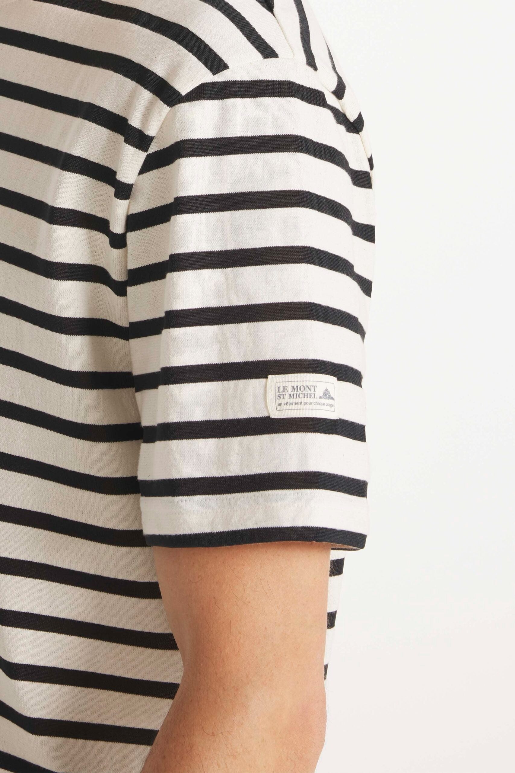 Thibalt – Short-sleeved sailor - OFF WHITE/BLACK