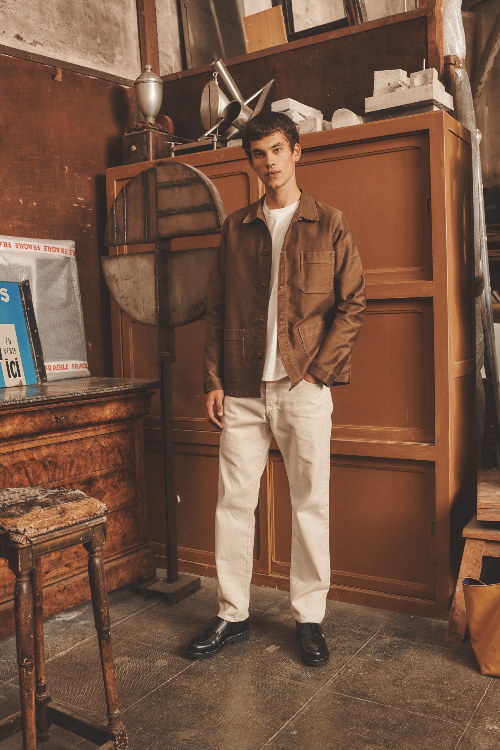 The Real Work Jacket - BROWN