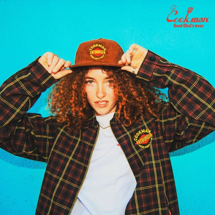 CORDUROY CAP FAT - BROWN