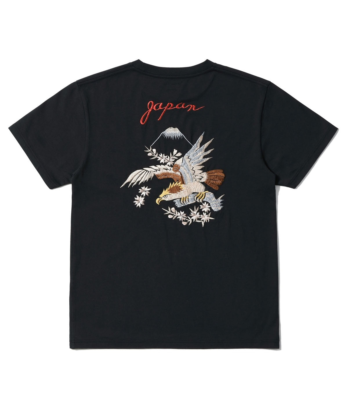 TT79587 SUKA T-SHIRT EMBROIDERED “EAGLE” - BLACK