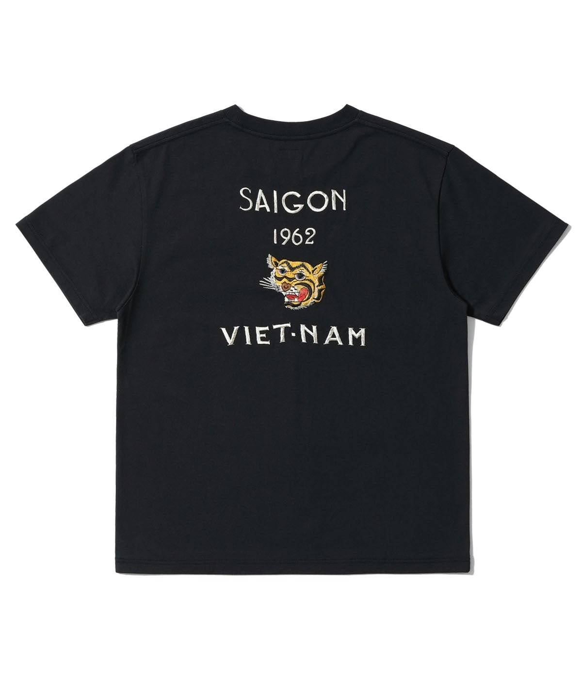 TT79590 SUKA T-SHIRT EMBROIDERED “SAIGON VIET-NAM” - BLACK