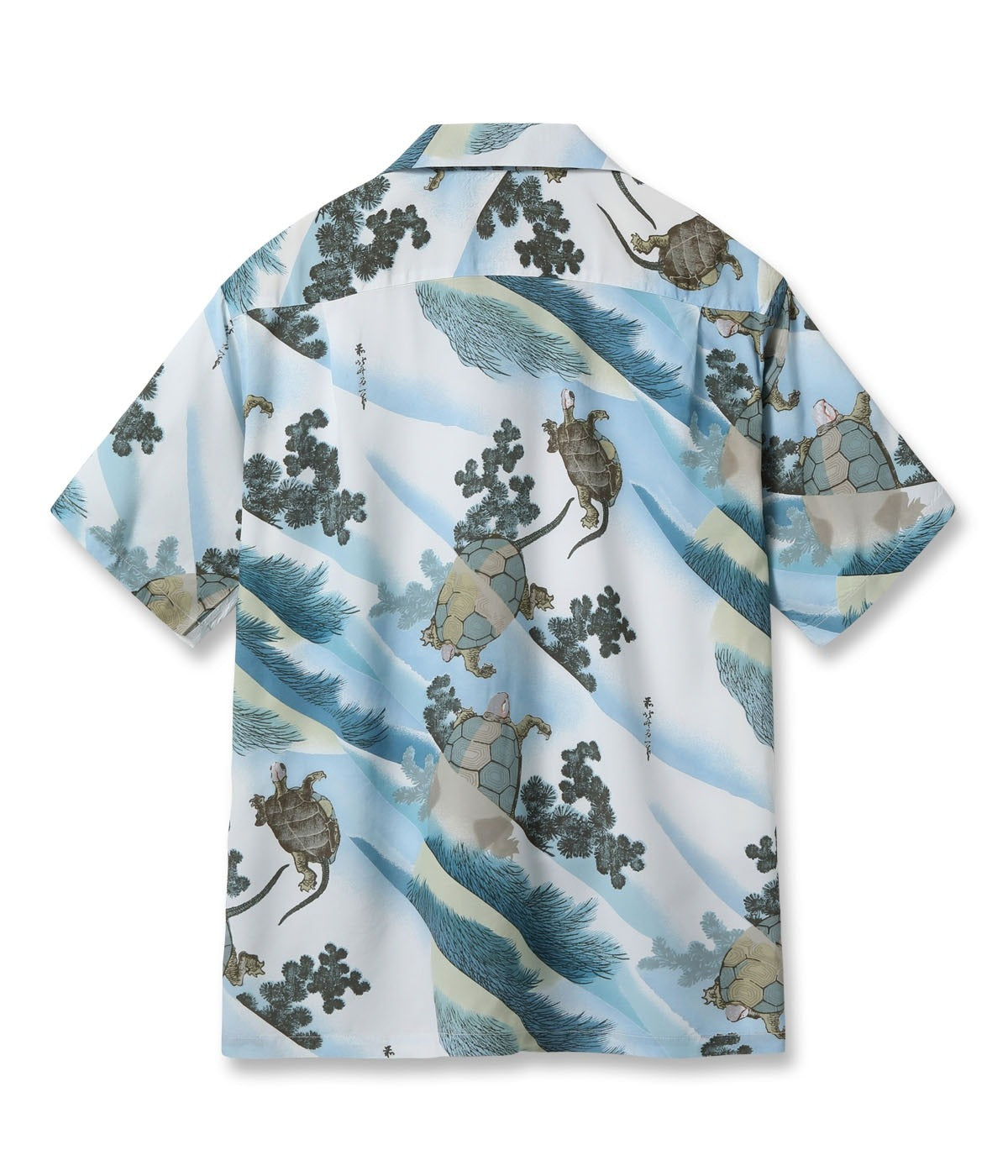SS39461 SUN SURF × Katsushika Hokusai SPECIAL EDITION "Turtle" - WHITE