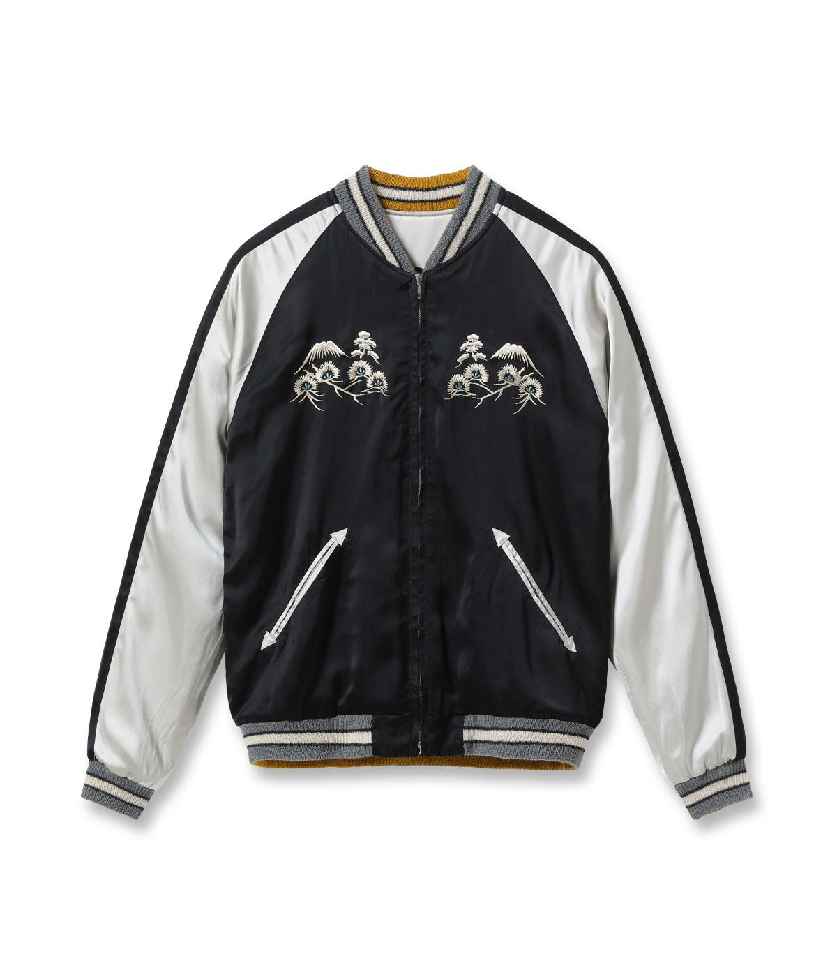 TT15808-190 Acetate Souvenir Jacket TOYO ENTERPRISE 60th Anniversary Special Edition “BLACK SNAKE” × “RED SNAKE” - BLACK/RED