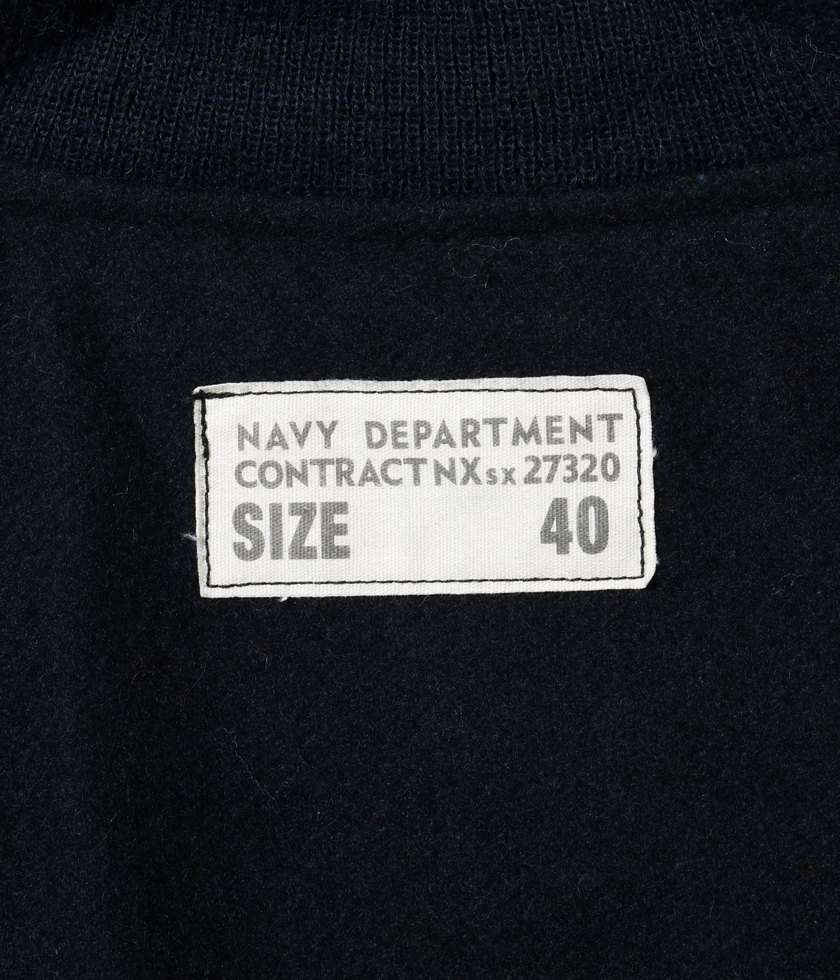 BR15762 Type DECK HOOK “RAYON COTTON VERSION NAVY DEPARTMENT” - NAVY