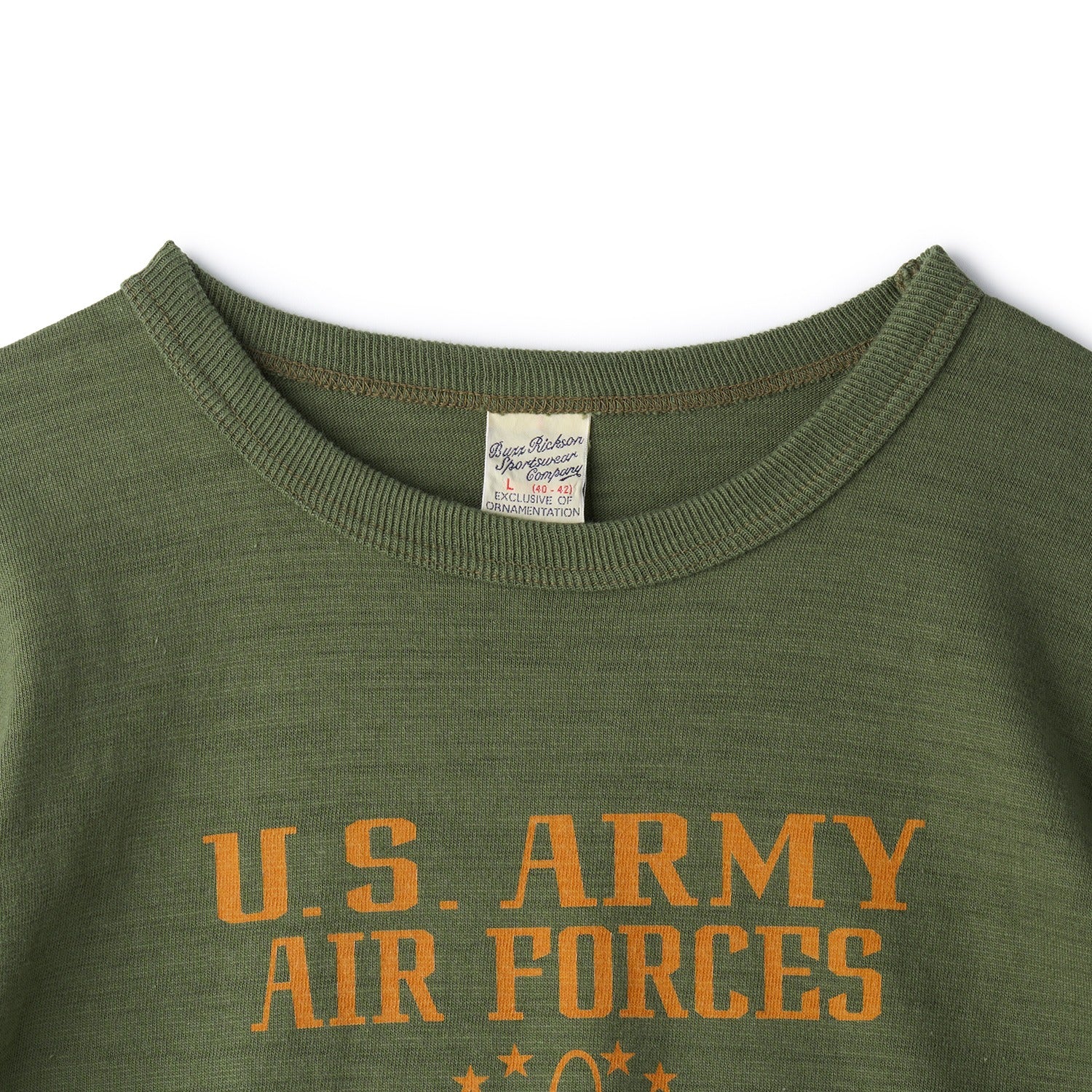 BR79562 SLUB YARN T-SHIRT 72nd FIGHTER SQ - OLIVE