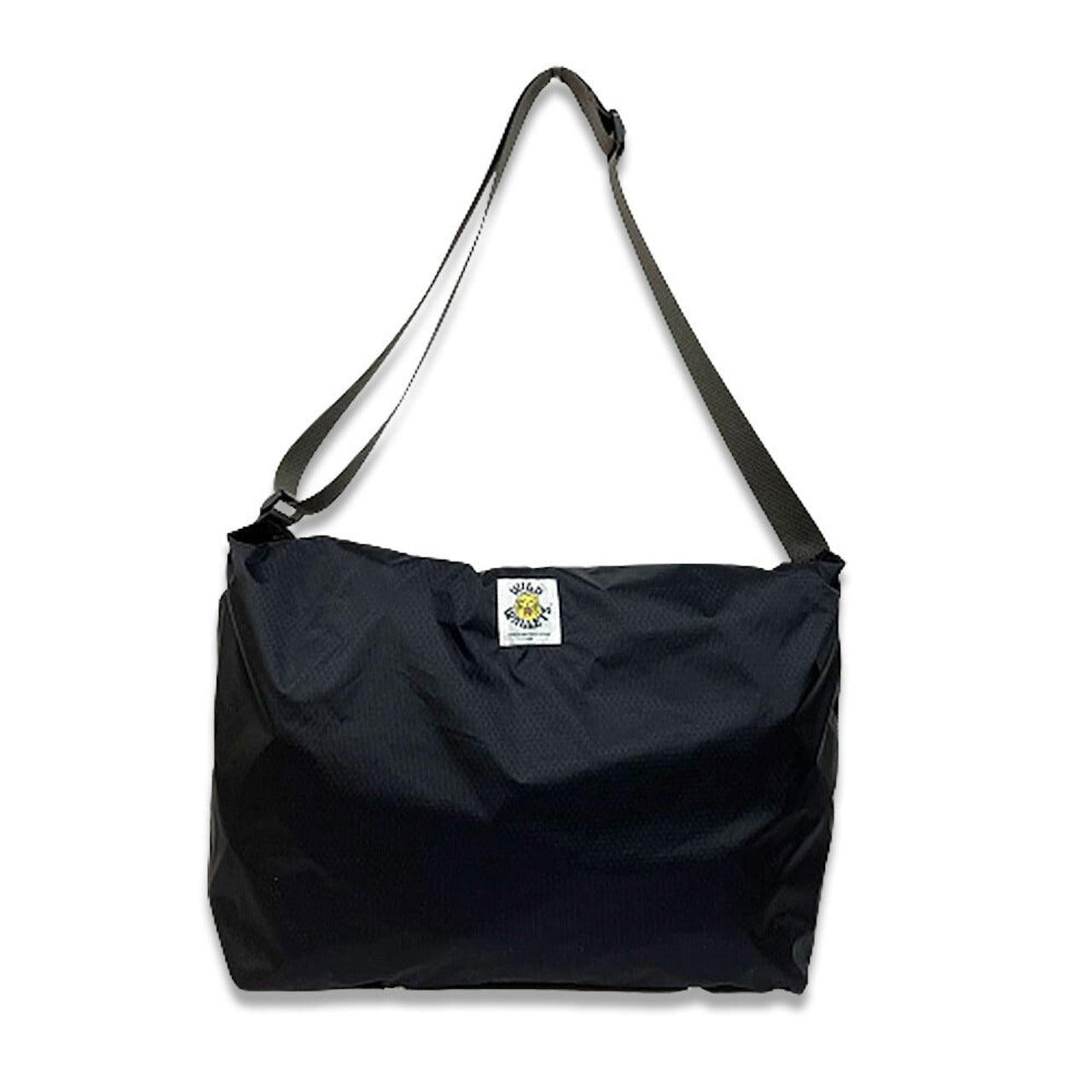 WW-021 Nylon Shoulder Bag - BLACK