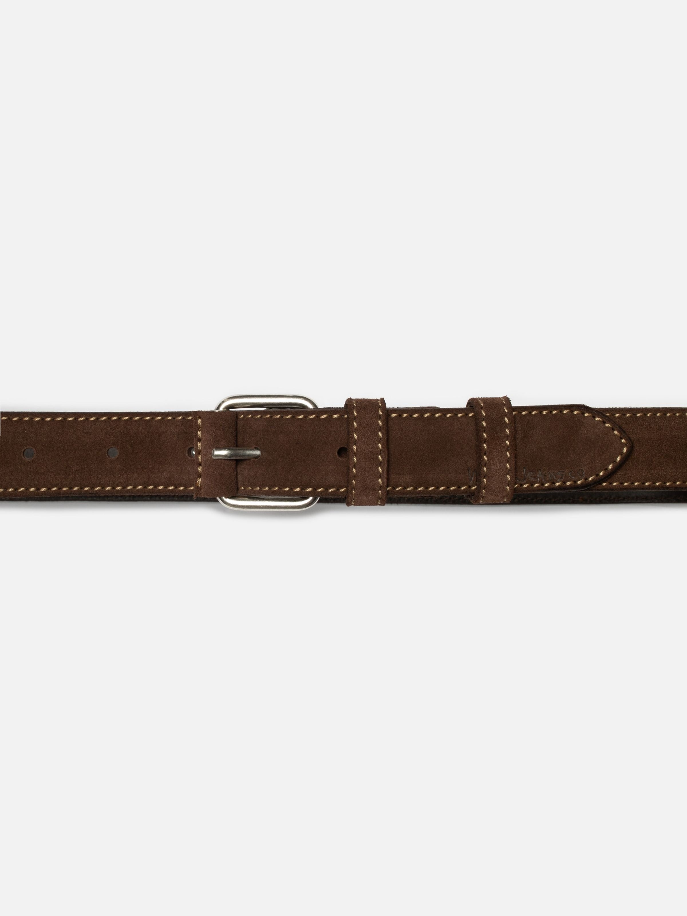 Dwayne Suede Belt - Dark Brown