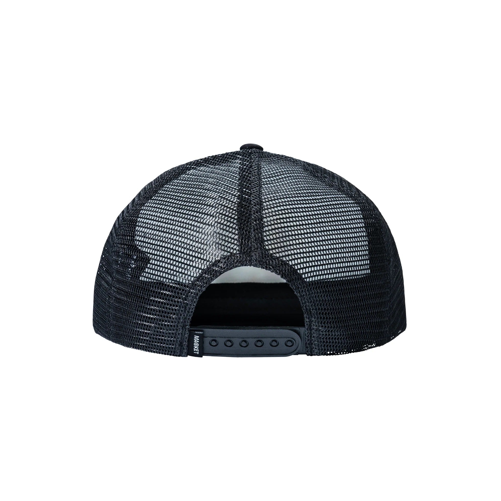 GRATEFUL DEAD SOLAR FLARE TRUCKER HAT - BLACK