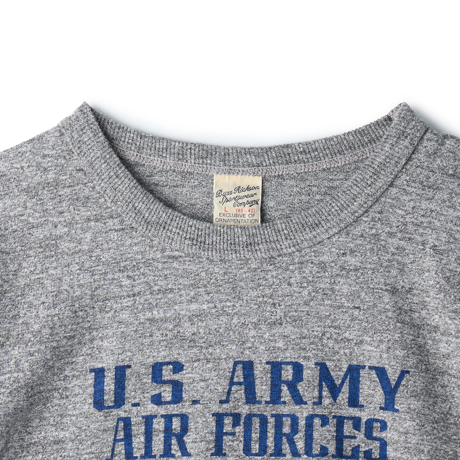 BR79562 SLUB YARN T-SHIRT 72nd FIGHTER SQ - H.GRAY