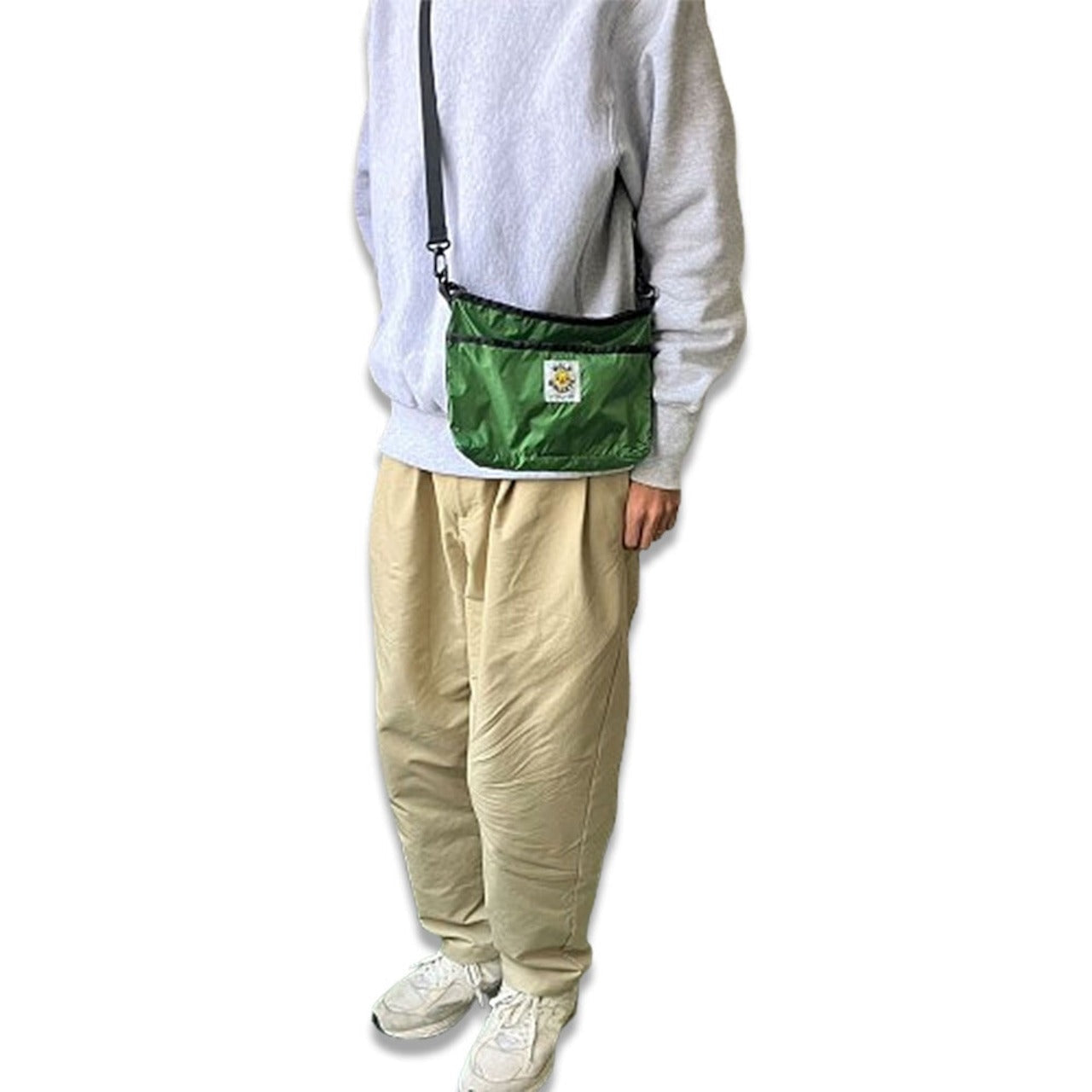 WW-027 Nylon Mini Shoulder Bag - GREEN