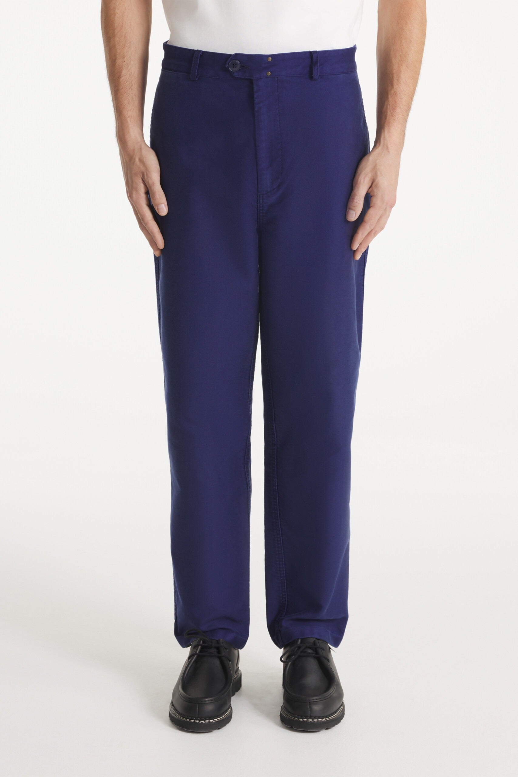 Perig – Wide leg work pants - BLUE