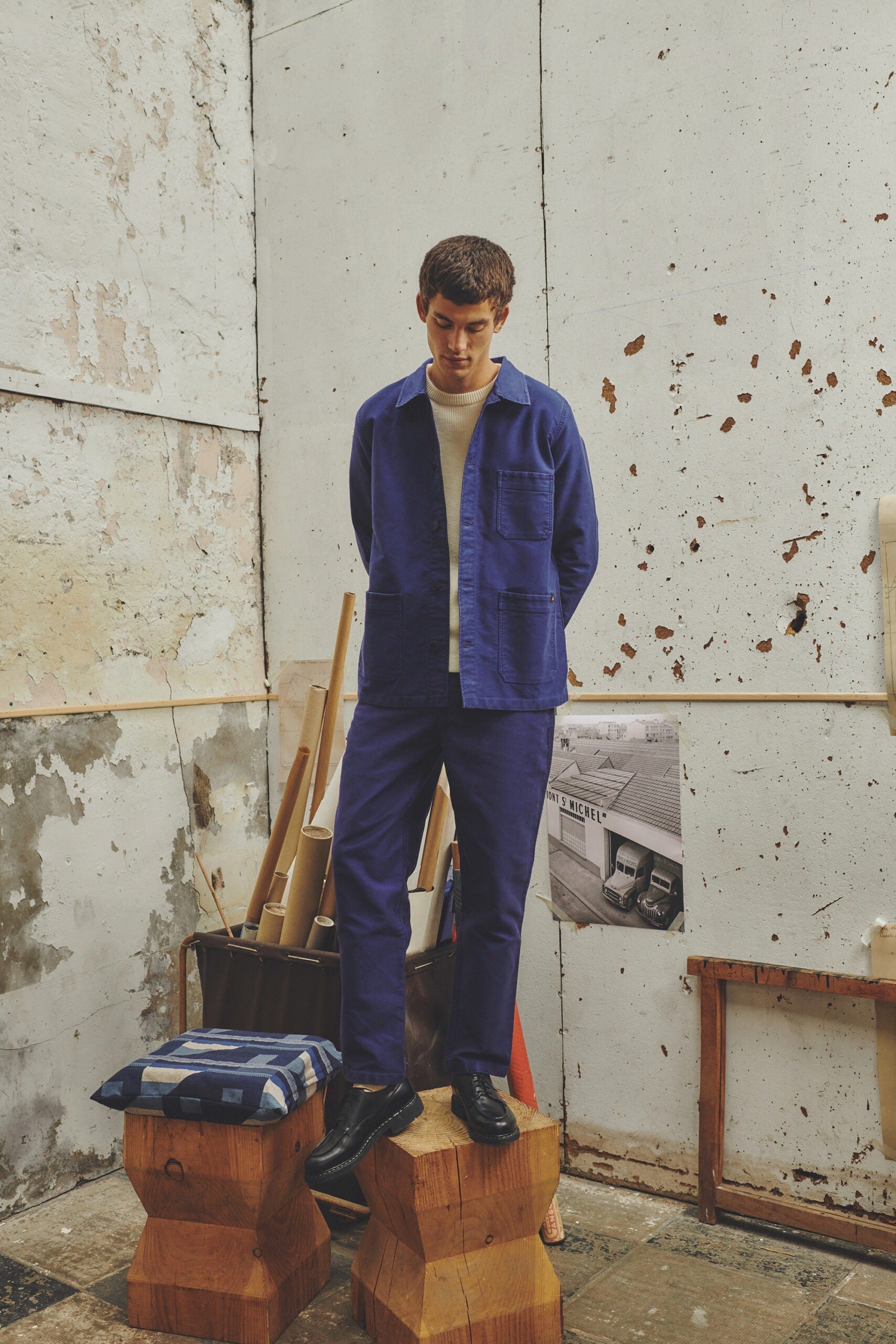 The Real Work Jacket - BLUE