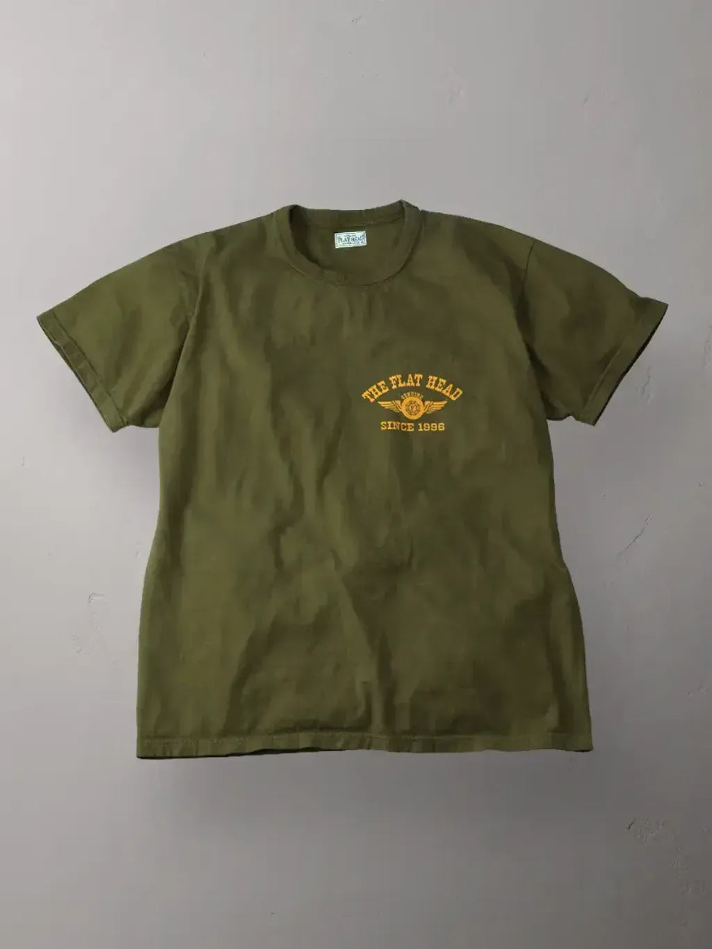 FN-THC-202 T-SHIRT - FLYING WHEEL - OLIVE