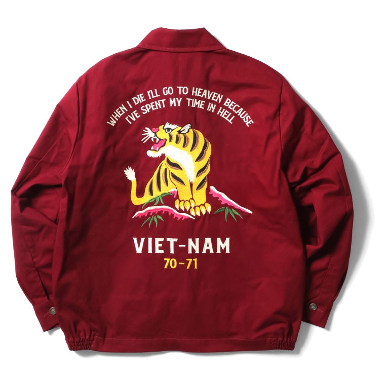 51350 VIETNAM JACKET (TIGER) - MAROON