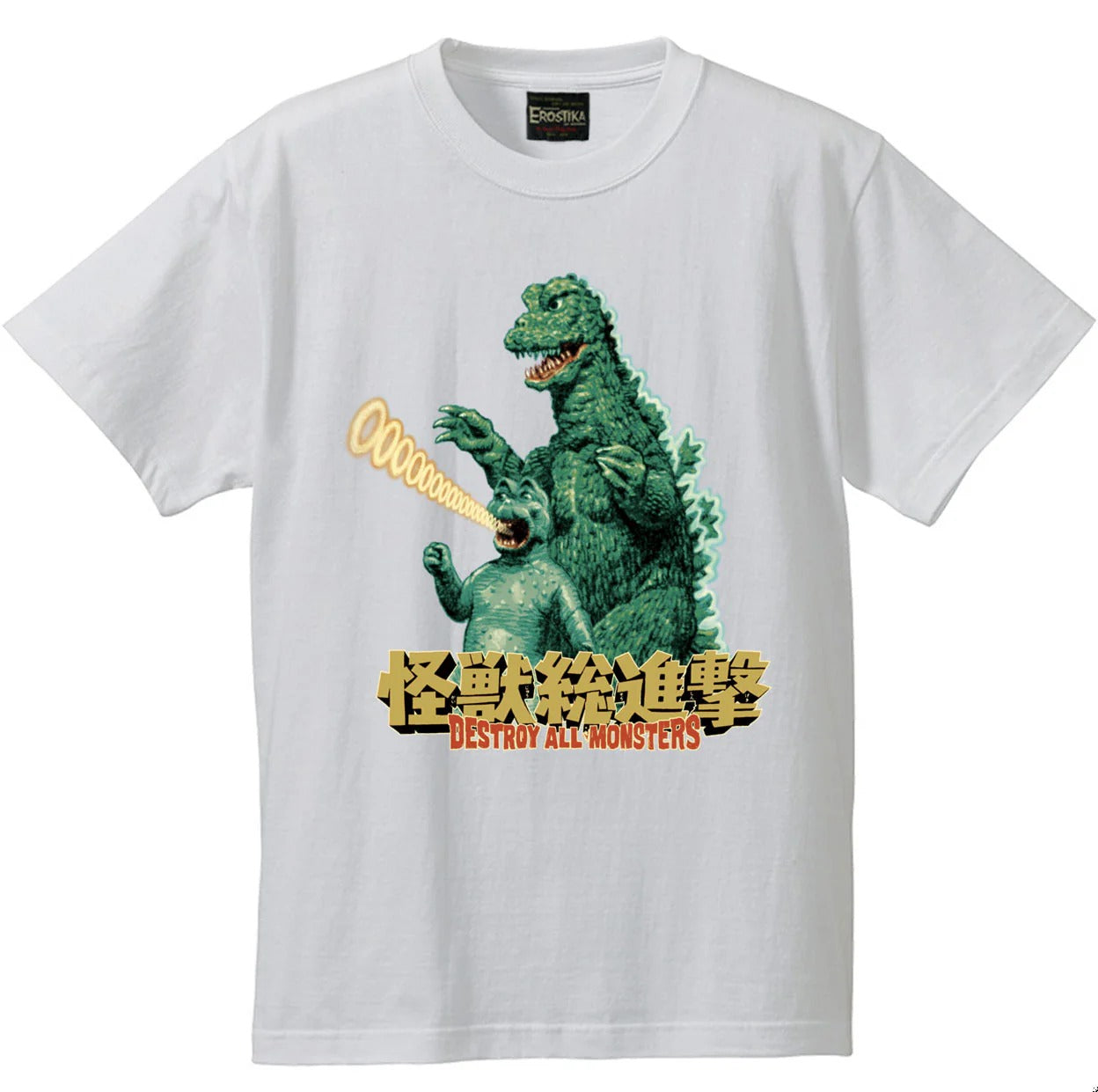 Godzilla & Minilla TEE S/S - WHITE