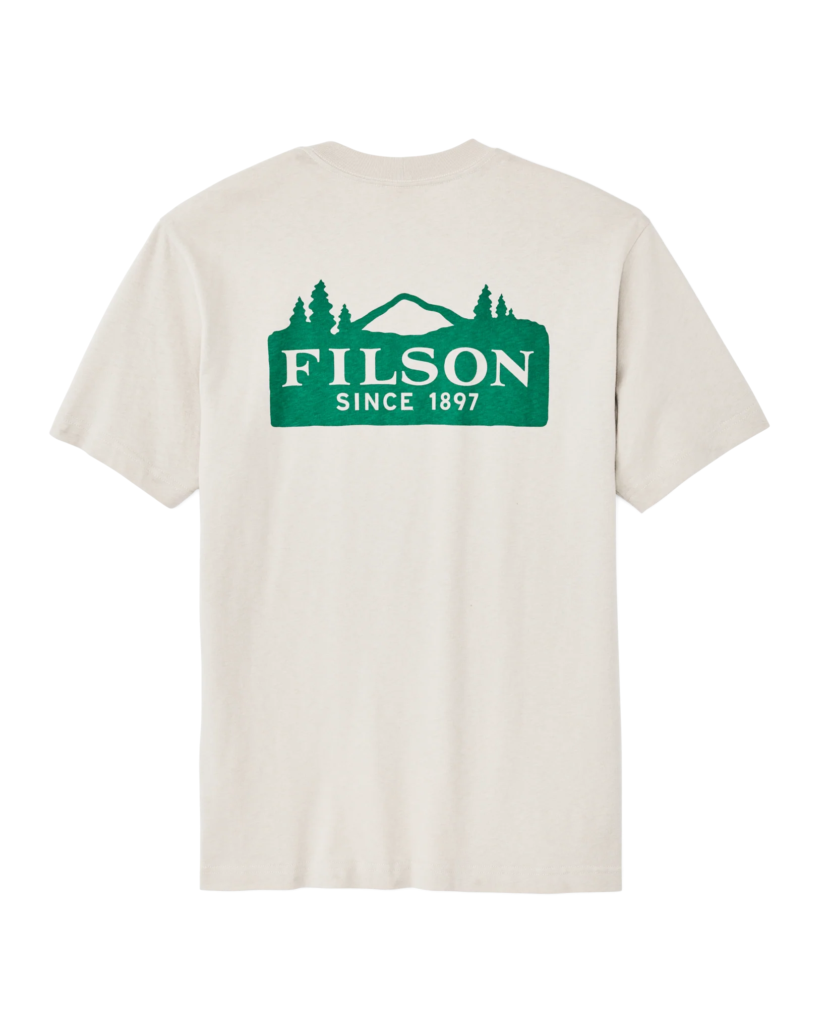 FRONTIER LOGO T-SHIRT - CLIFF GRAY/SCENIC MARK