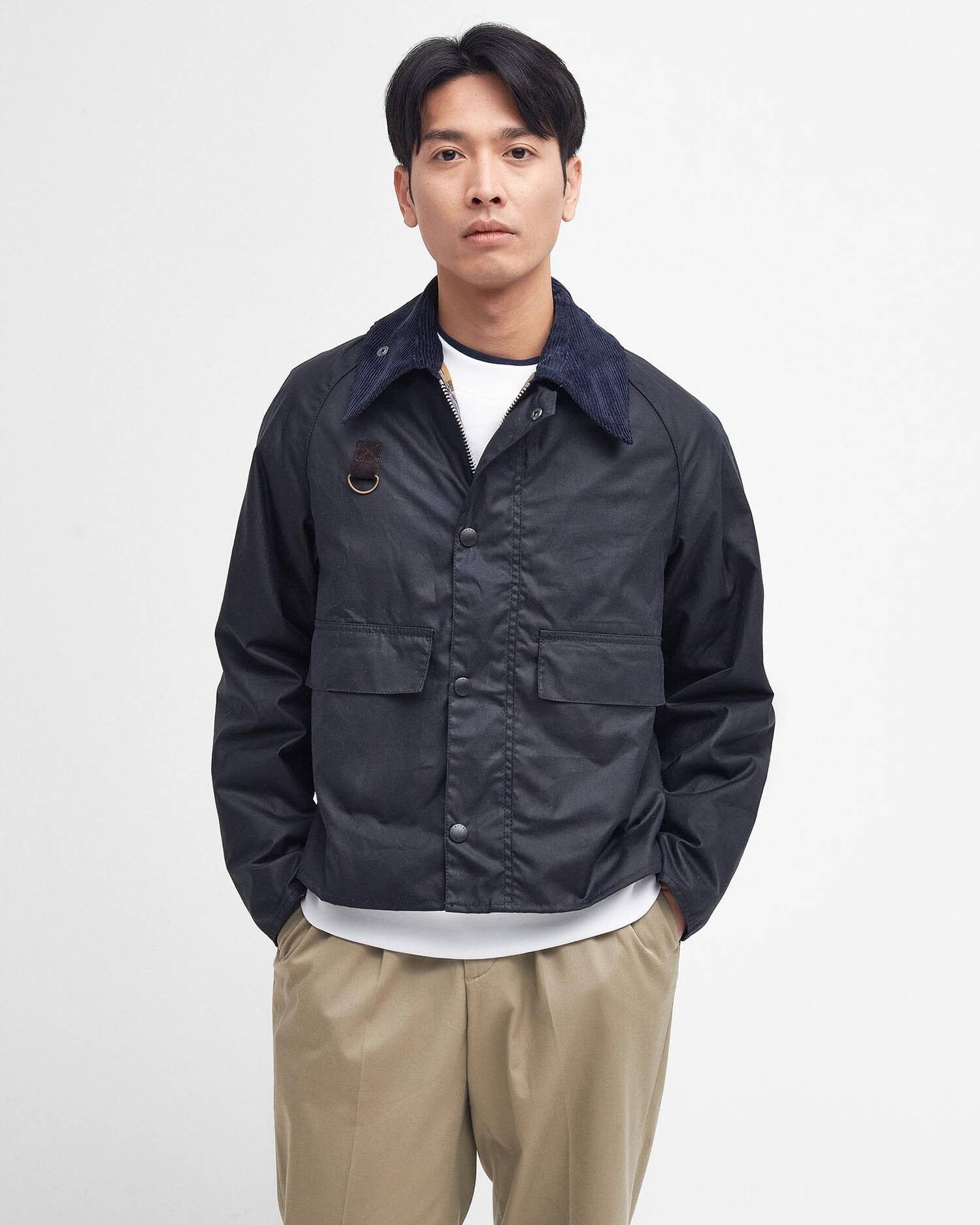 barbour SPEY型　リメイク　ネイビー　スペイ型　brut SPEY WAX JACKET - NAVY
