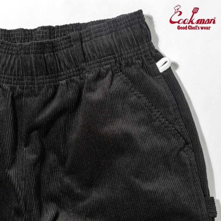 CARPENTER'S PANTS CORDUROY - BLACK