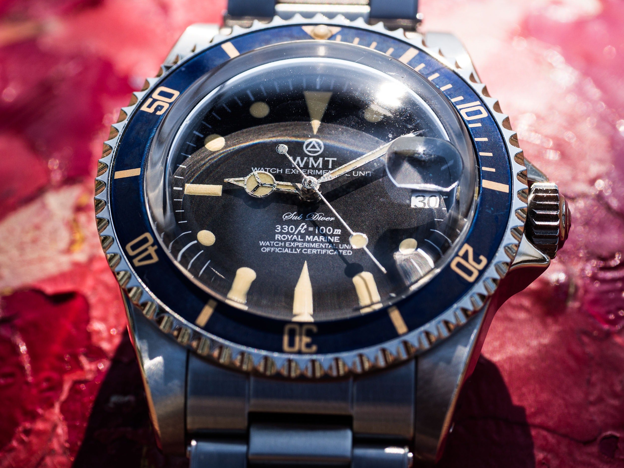ROYAL MARINE - SUBDIVER / BLUE BEZEL EDITION