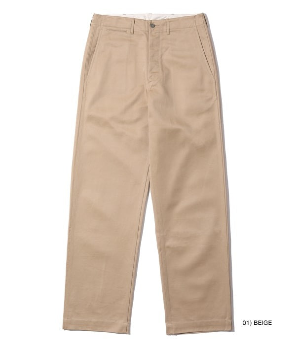 M43036 / EARLY MILITARY CHINOS 1942 MODEL (ONE WASH) - BEIGE