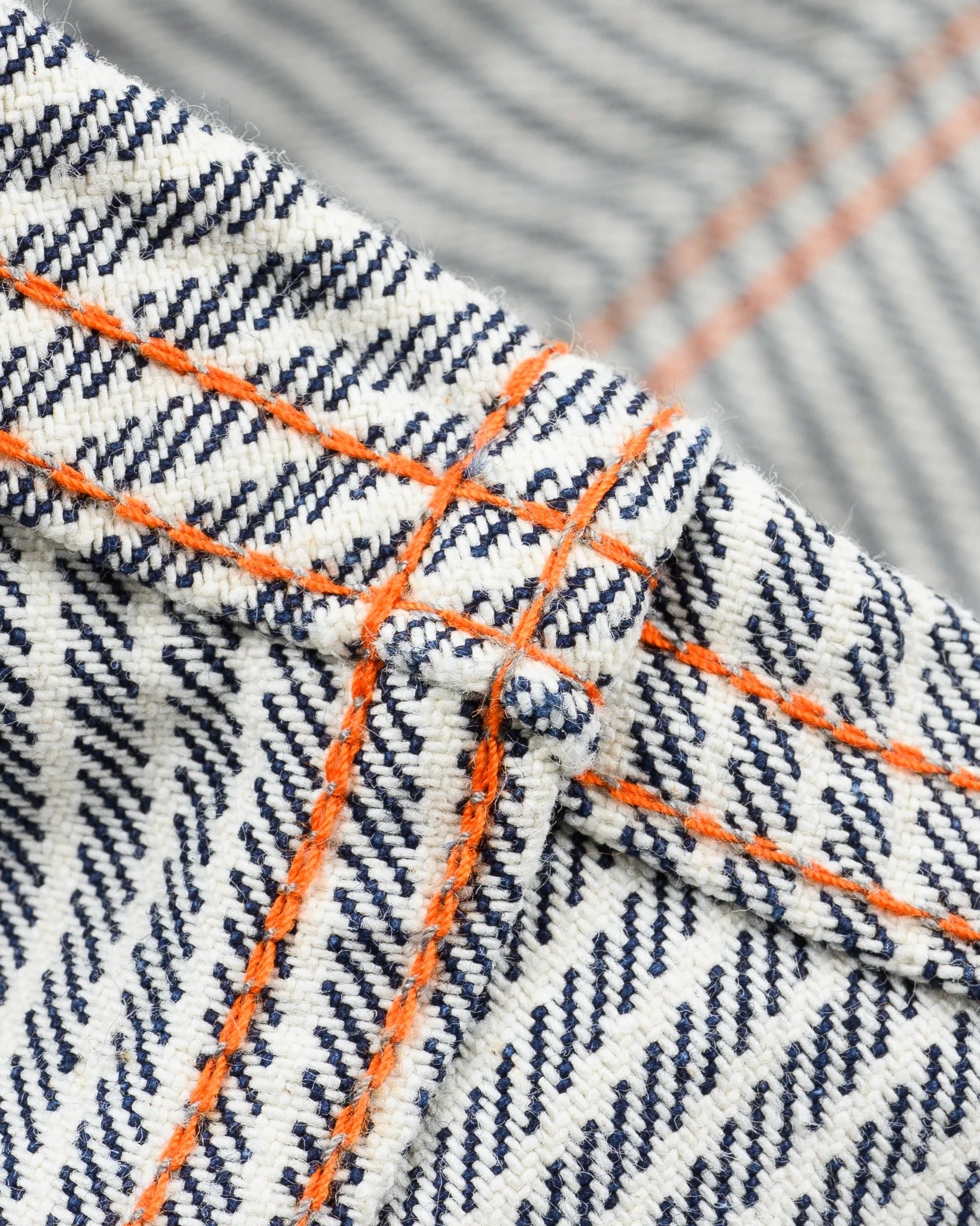 IHSH-07 12oz Hickory Stripe Western Shirt - INDIGO