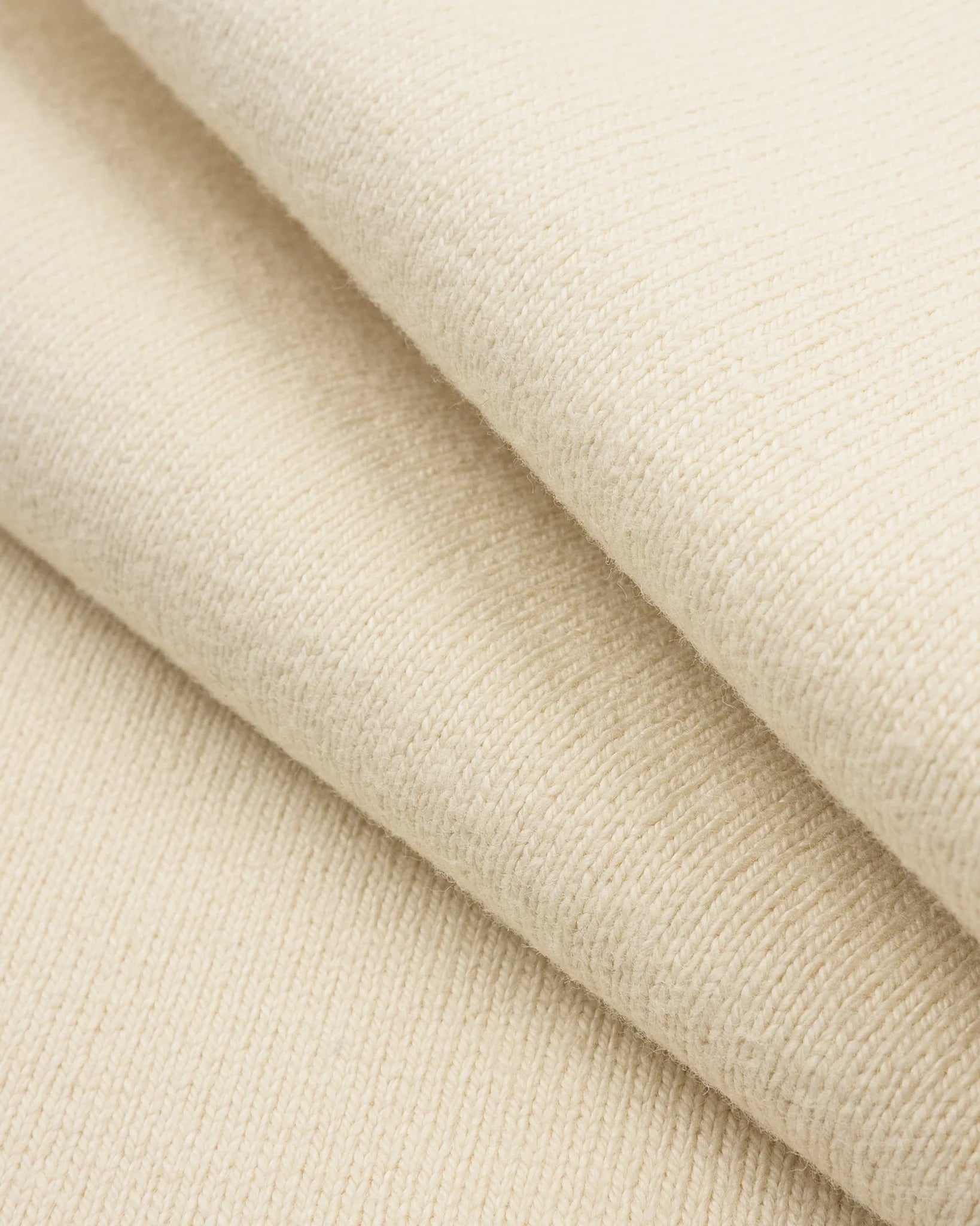 IHT-1600 11oz Cotton Knit Crew Neck T-Shirt - CREAM