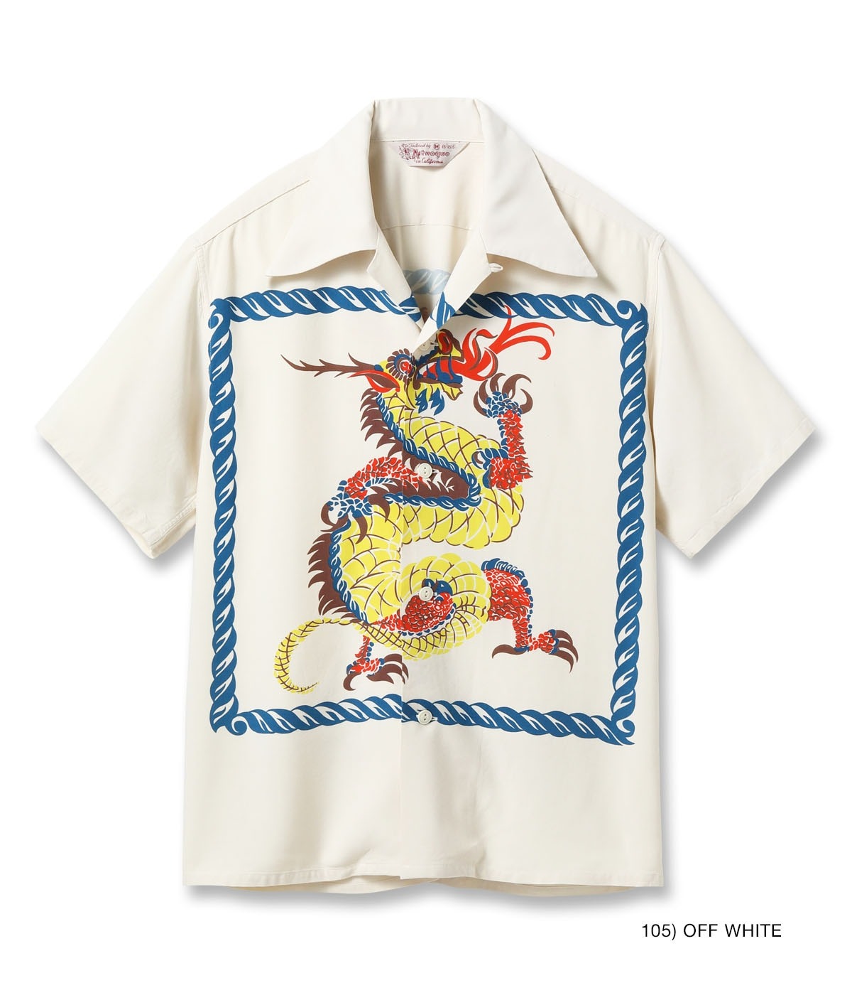 SS39529 SUN SURF SPECIAL EDITION “DRAGON” (SHORT SLEEVE) - WHITE