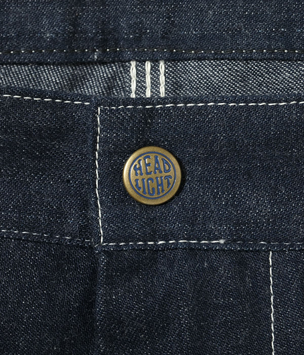 HD42555 HEADLIGHT 11oz. BLUE DENIM ZIP FLY DUNGAREES - INDIGO