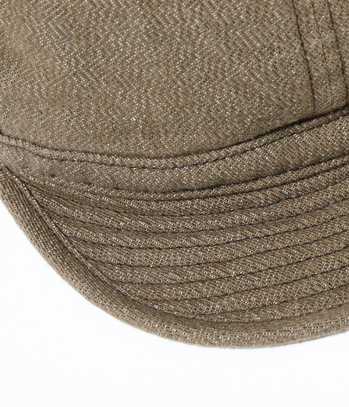 BR02844 HAT, WORKING, BROWN DENIM (MOD.) - BROWN