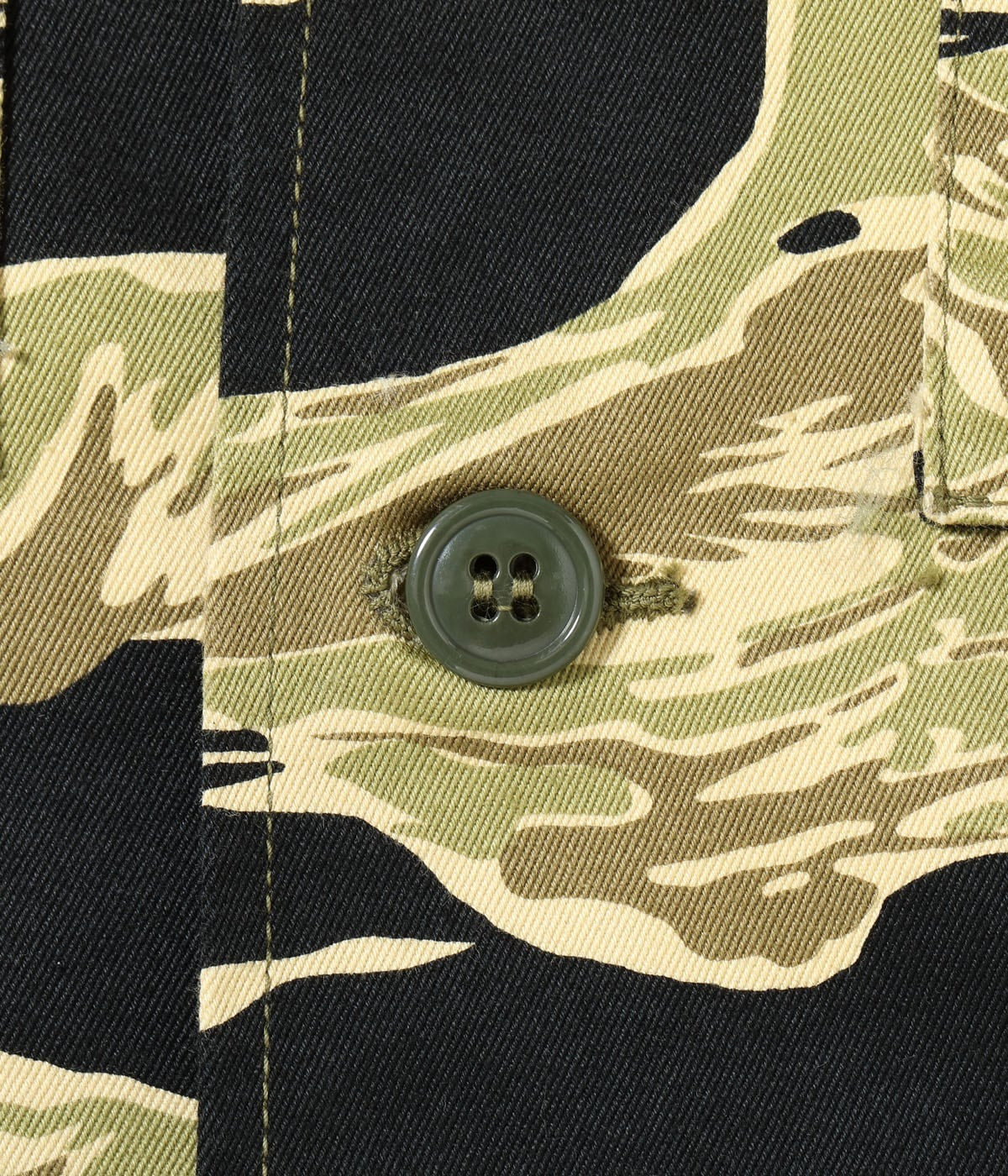 BR15587 GOLD TIGER PATTERN JACKET - BLACK