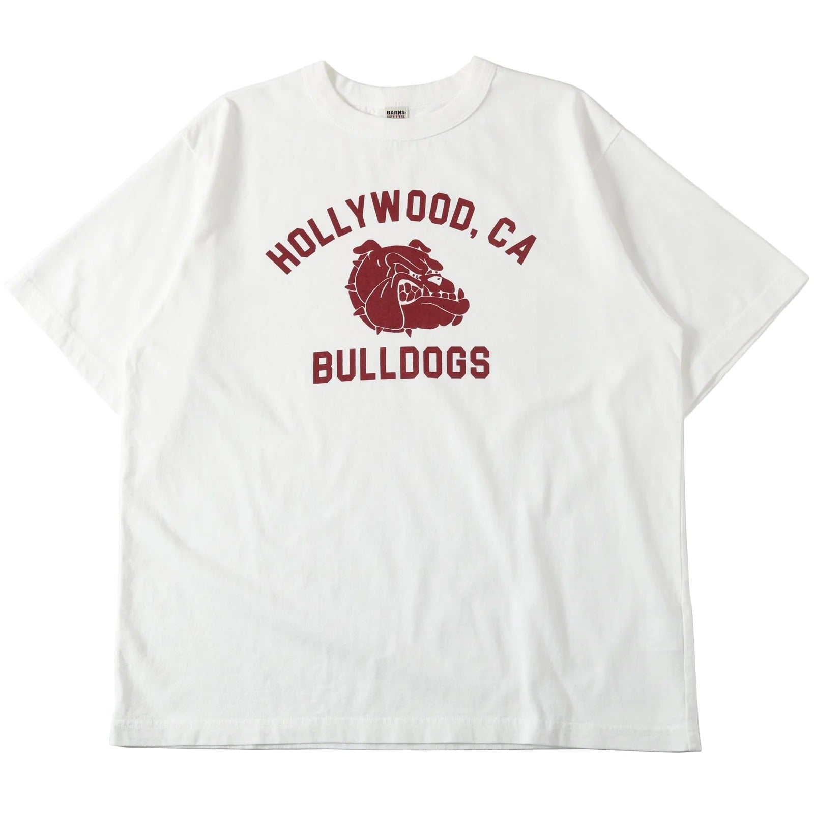 BR-25285 Pigment Dye 20/- Sunbreeze S/S Print T-shirt (BULL DOGS) - WHITE