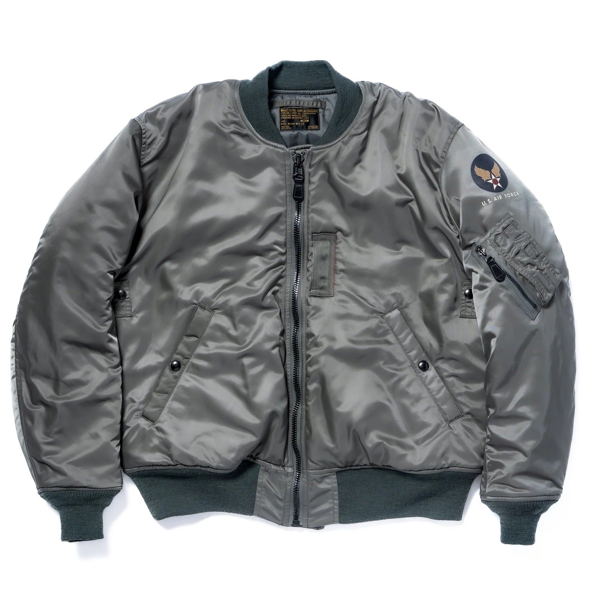 MJ25113 TYPE MA-1 REAL McCOY MFG. CO. / DECAL - SAGE GREEN