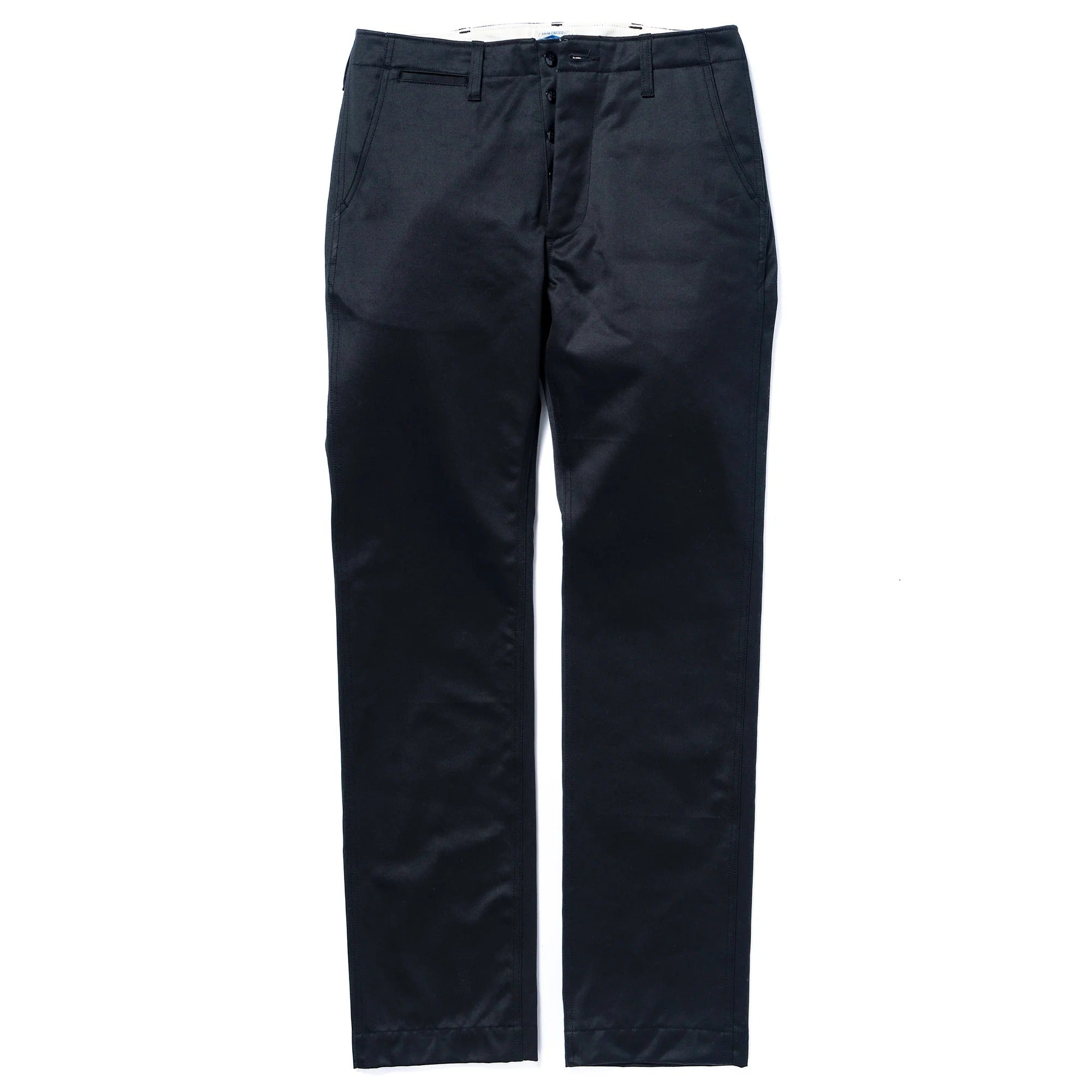MP19010 BLUE SEAL CHINO TROUSERS - BLACK