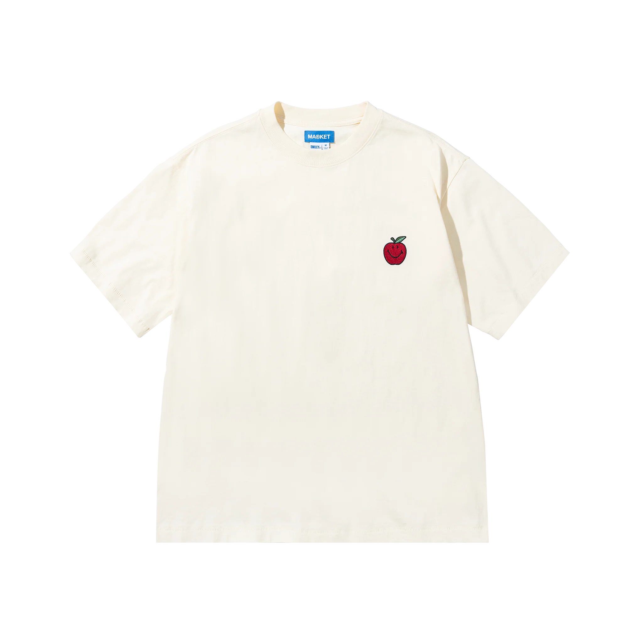 SMILEY FRUIT T-SHIRT 3-PACK - BASIL /BUTTER-CREAM/SKY BLUE