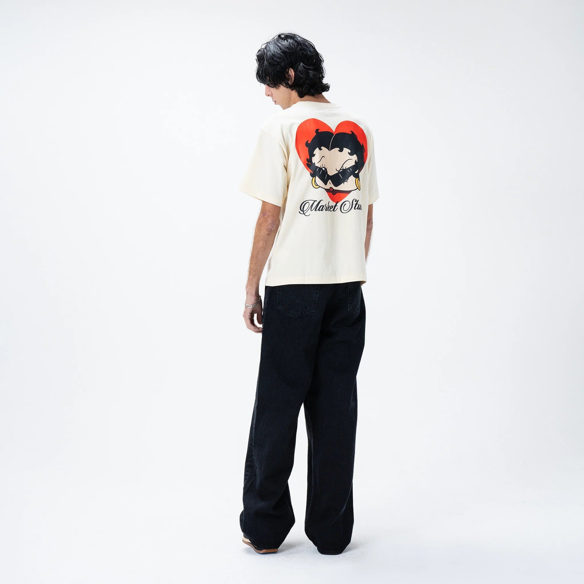 BETTY BOOP SWEETHEART T-SHIRT - BUTTER CREAM