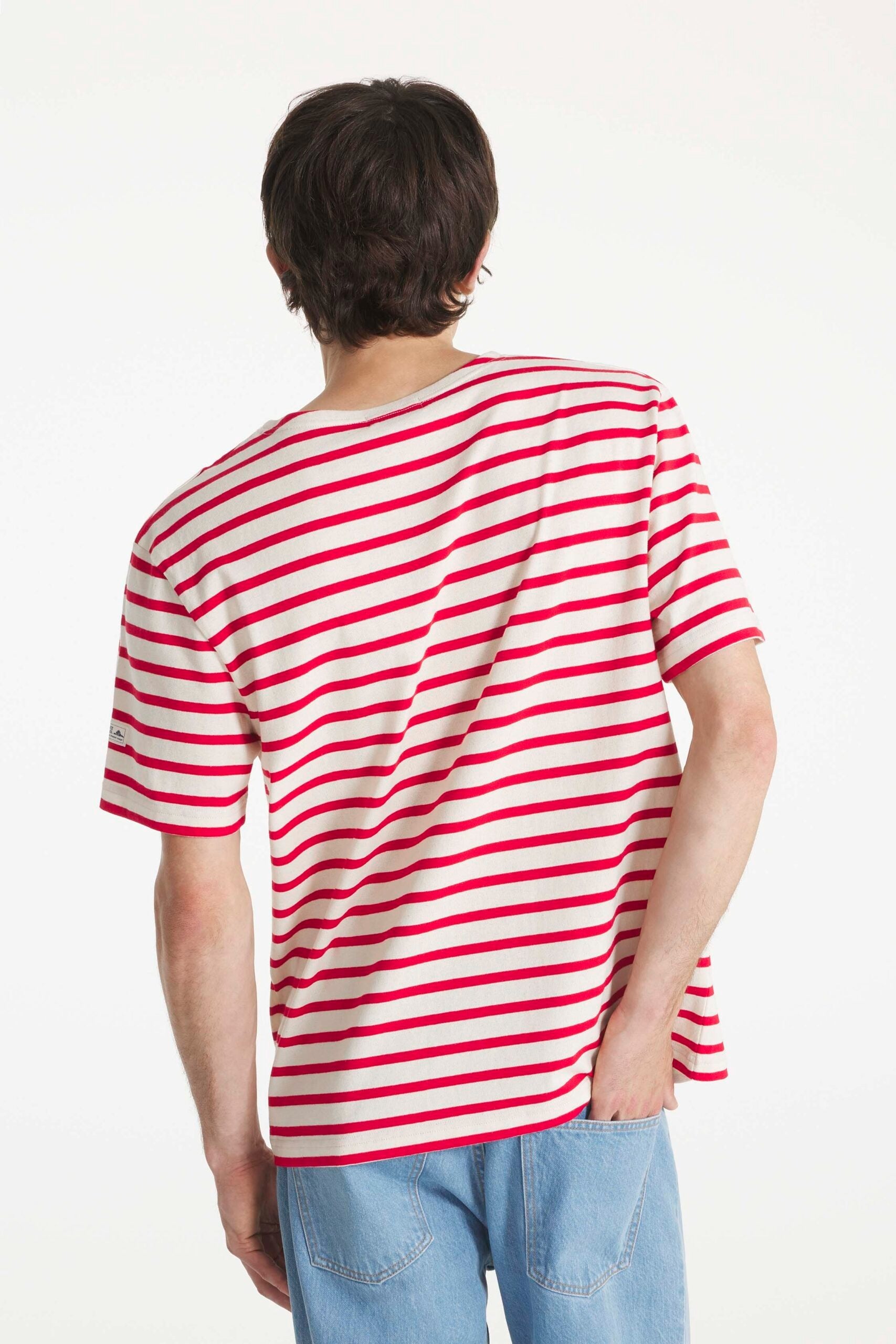 Thibalt – Short-sleeved sailor - OFF WHITE/RED