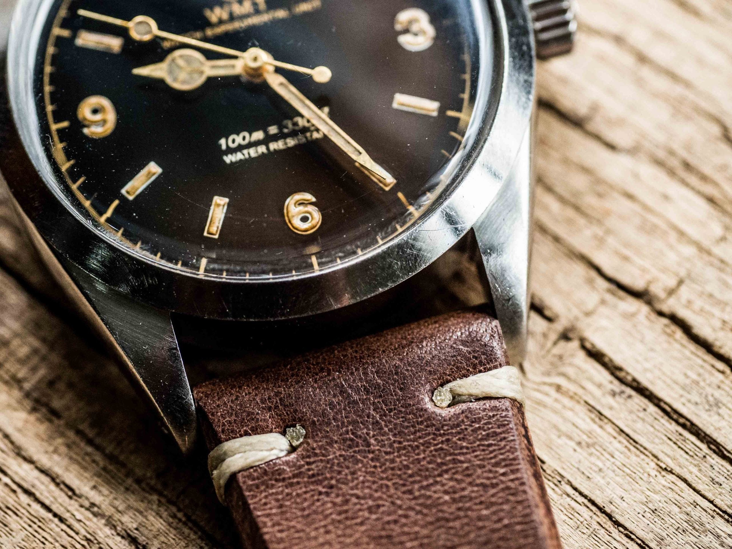 Barracuda - Tropical Brown/Aged Edition/Metal Bracelet + Anziano Leather Strap Set