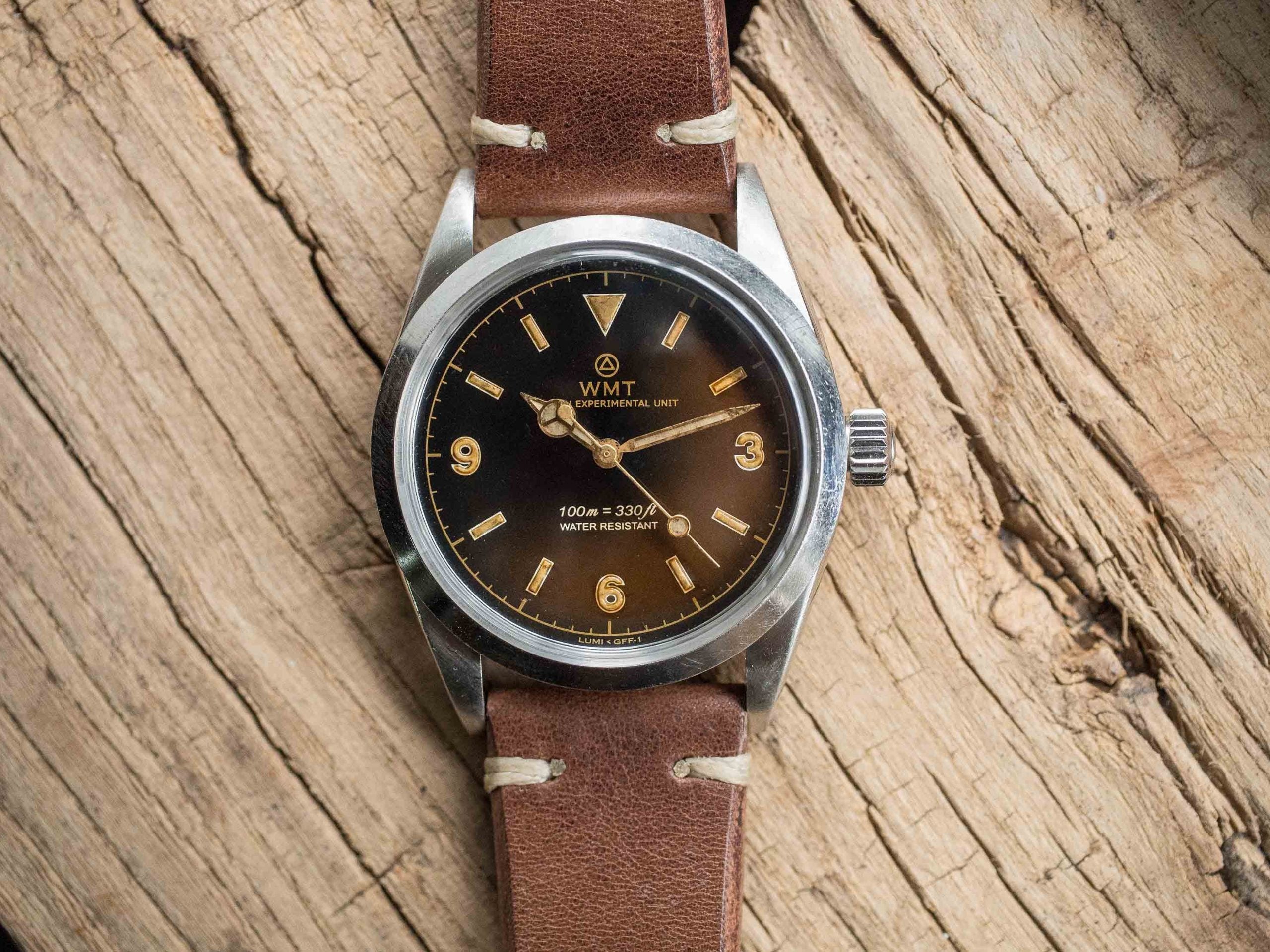 Barracuda - Tropical Brown/Aged Edition/Metal Bracelet + Anziano Leather Strap Set